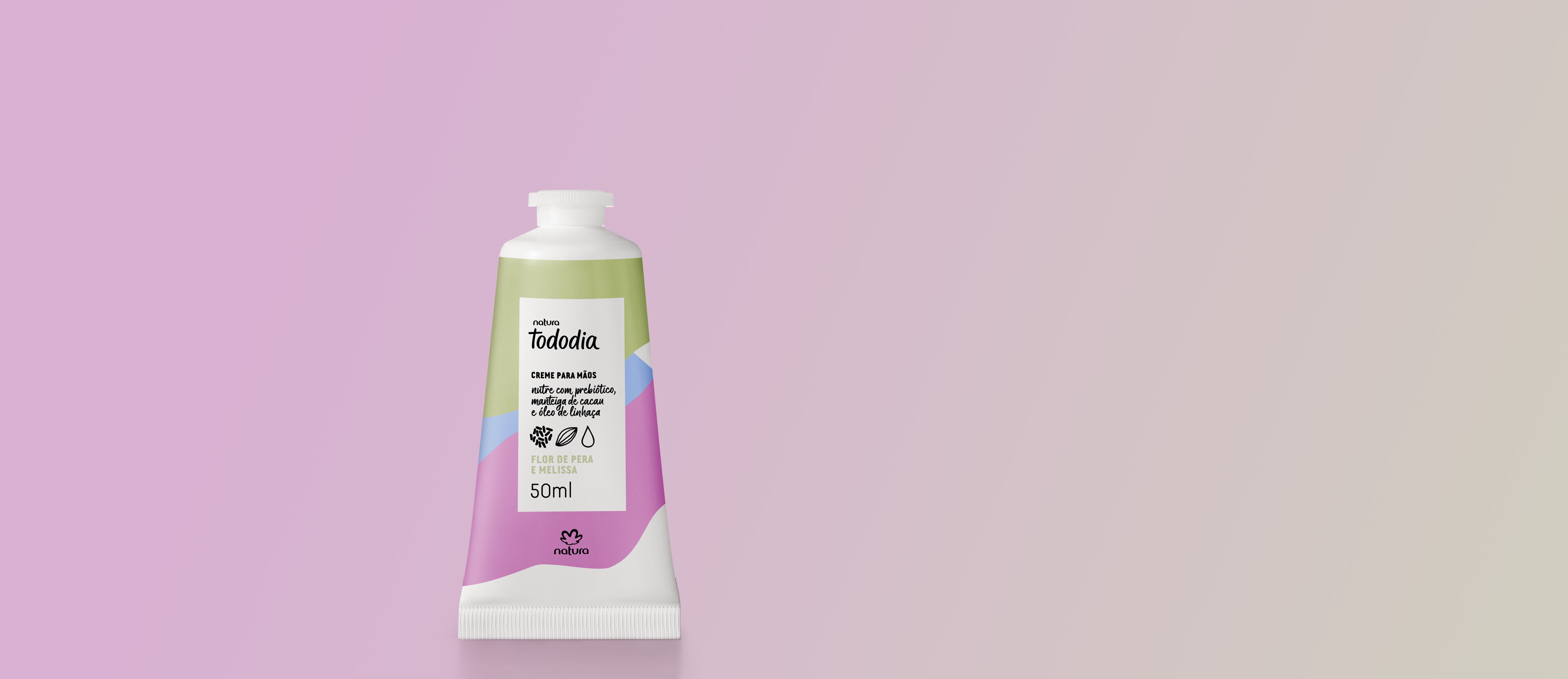 Crema nutritiva para manos Tododia Flor de pera y melisa
