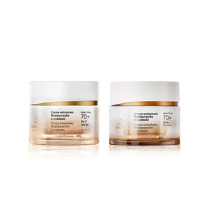 Regalo Madres Rutina Antiseñales +70 (1 crema de día + 1 crema de noche)