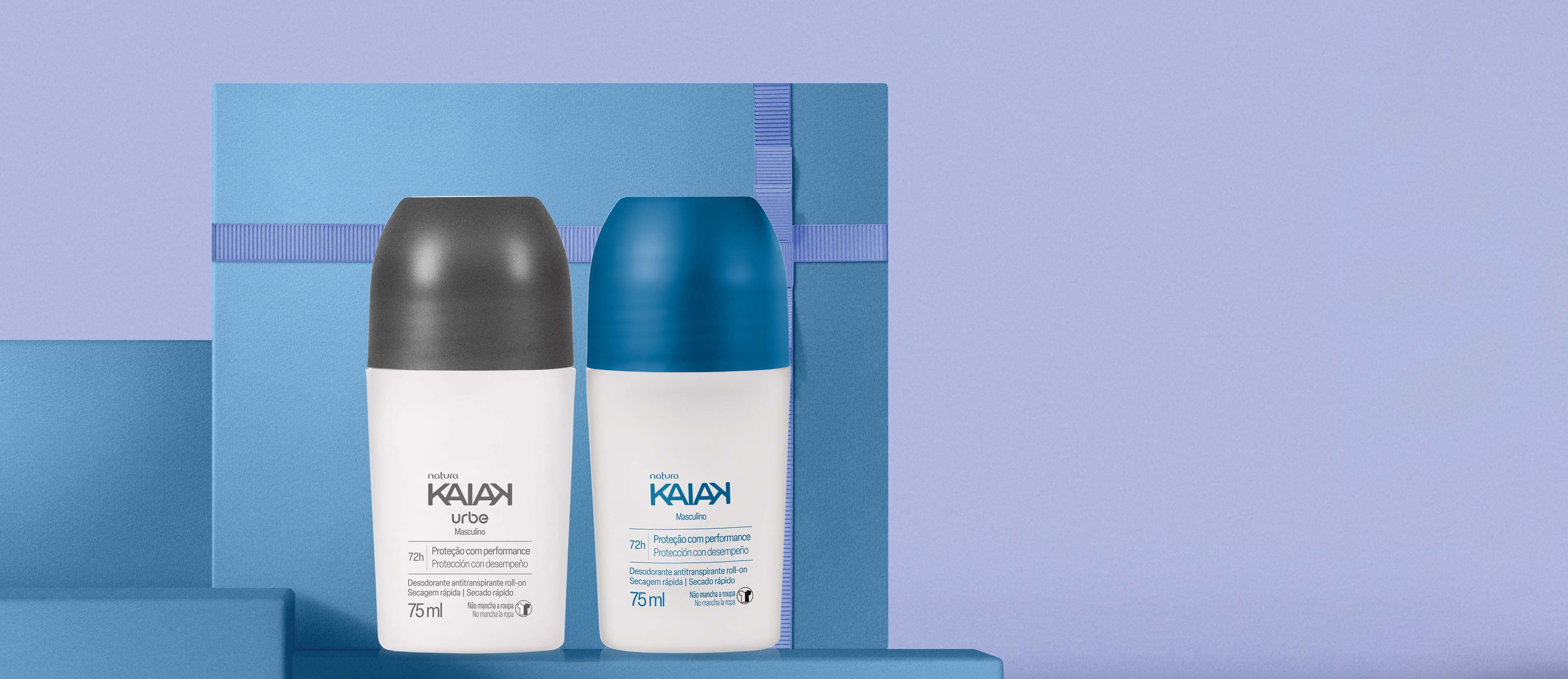 Kit Desodorante Antitranspirante Kaiak Clásico y Urbe (2 productos)