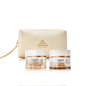Regalo Madres Rutina Antiseñales +80 (1 crema de día + 1 crema de noche + 1 neceser)