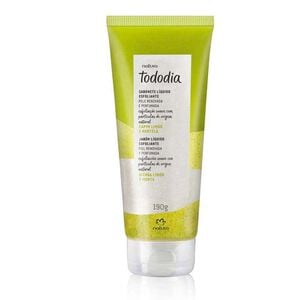 Jabón líquido exfoliante hierba limón y menta