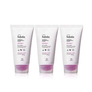 Kit Desodorante en Crema Tododia Avellana y Casis (3 unidades)