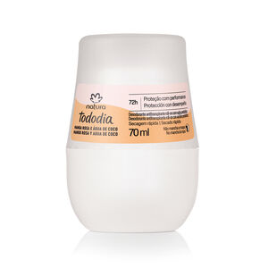 Desodorante Antitranspirante Roll-on Tododia Mango Rosa y Agua de Coco