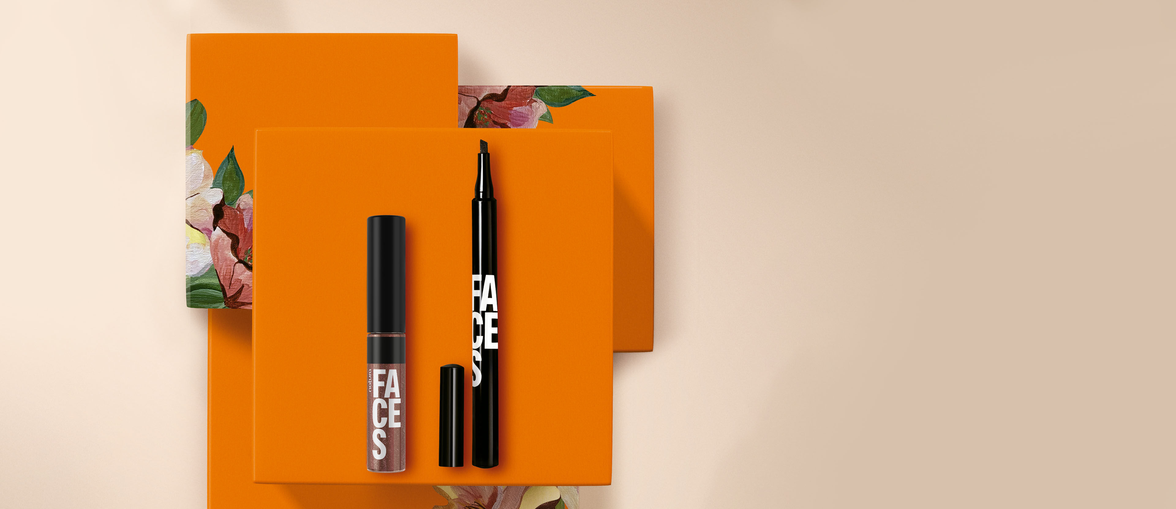 Regalo Madres Delineador y Gloss Labial Brown Star Faces (con bolsa)