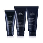 Kit Crema para afeitar, Bálsamo para después de afeitar y Hidratante para manos y áreas resecas Natura Homem (3 unidades)