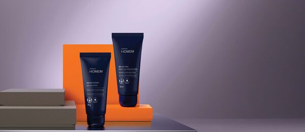 Kit Gel para Afeitar y Bálsamo para después de afeitar Multifuncional Natura Homem (2 productos)