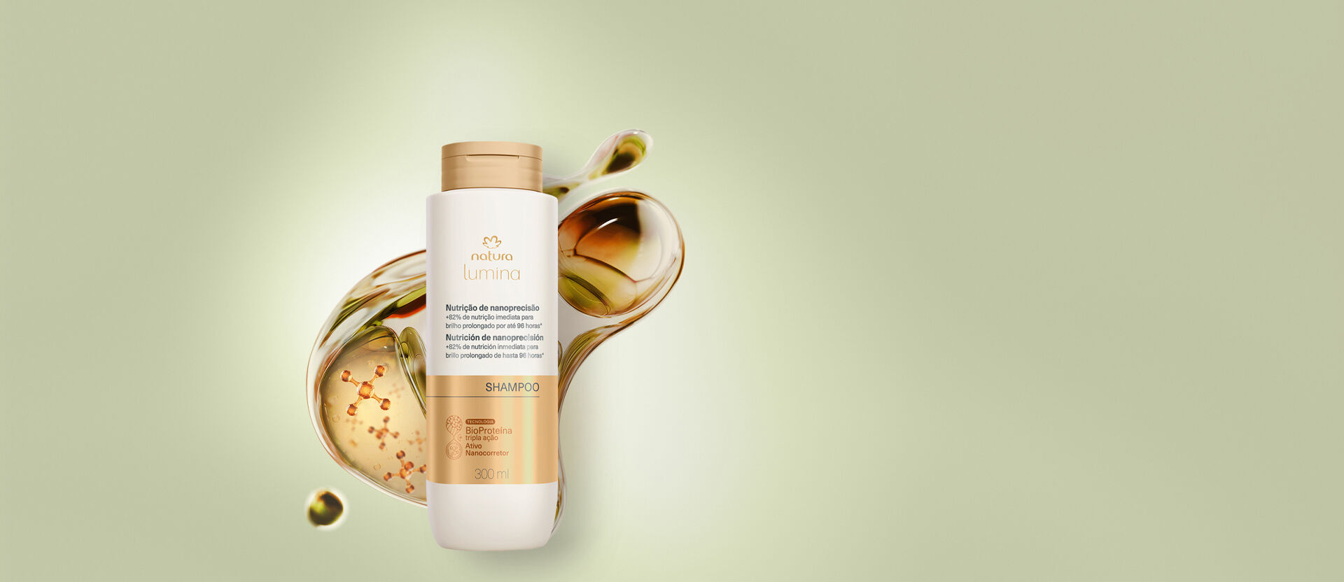 Shampoo Lumina Nutrición de Nanoprecisión