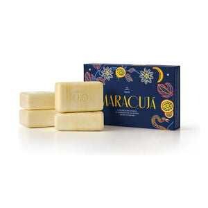 Jabones en barra puro vegetal Ekos Maracuyá Naturaleza de los sueños - 4 unidades de 100 g c/u