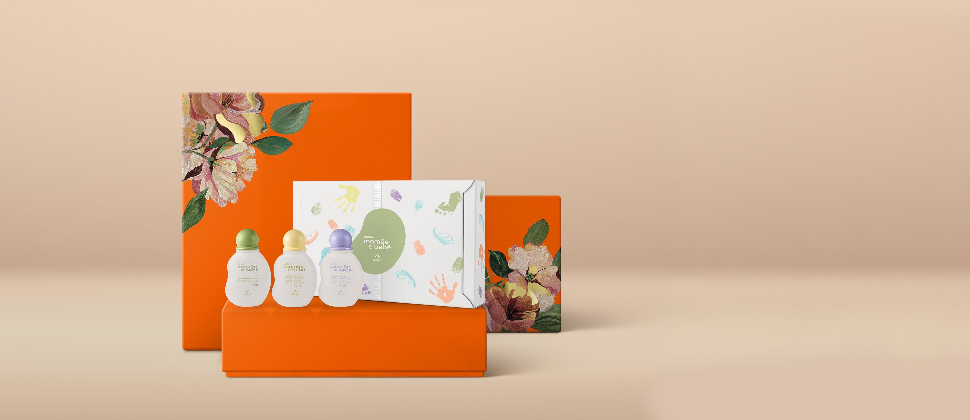 3 Aguas de Colonia para Bebé (1 colonia + 1 colonia relajante + 1 colonia flor de naranjo)