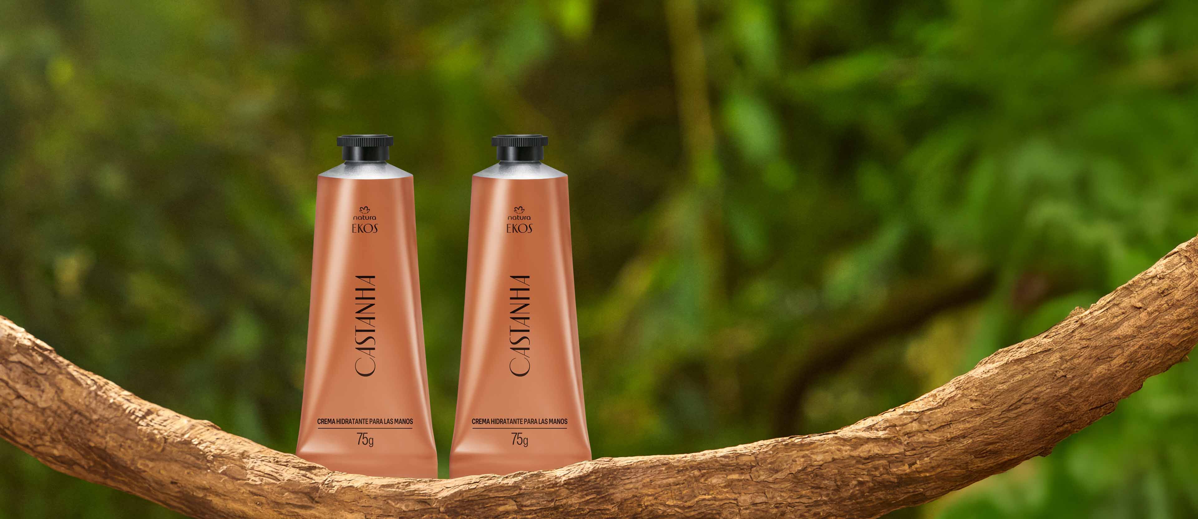 Kit Duo Pulpa manos Ekos Castaña 75g