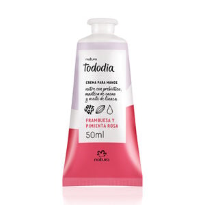 Crema nutritiva para manos Tododia frambuesa y pimienta rosa 50 ml