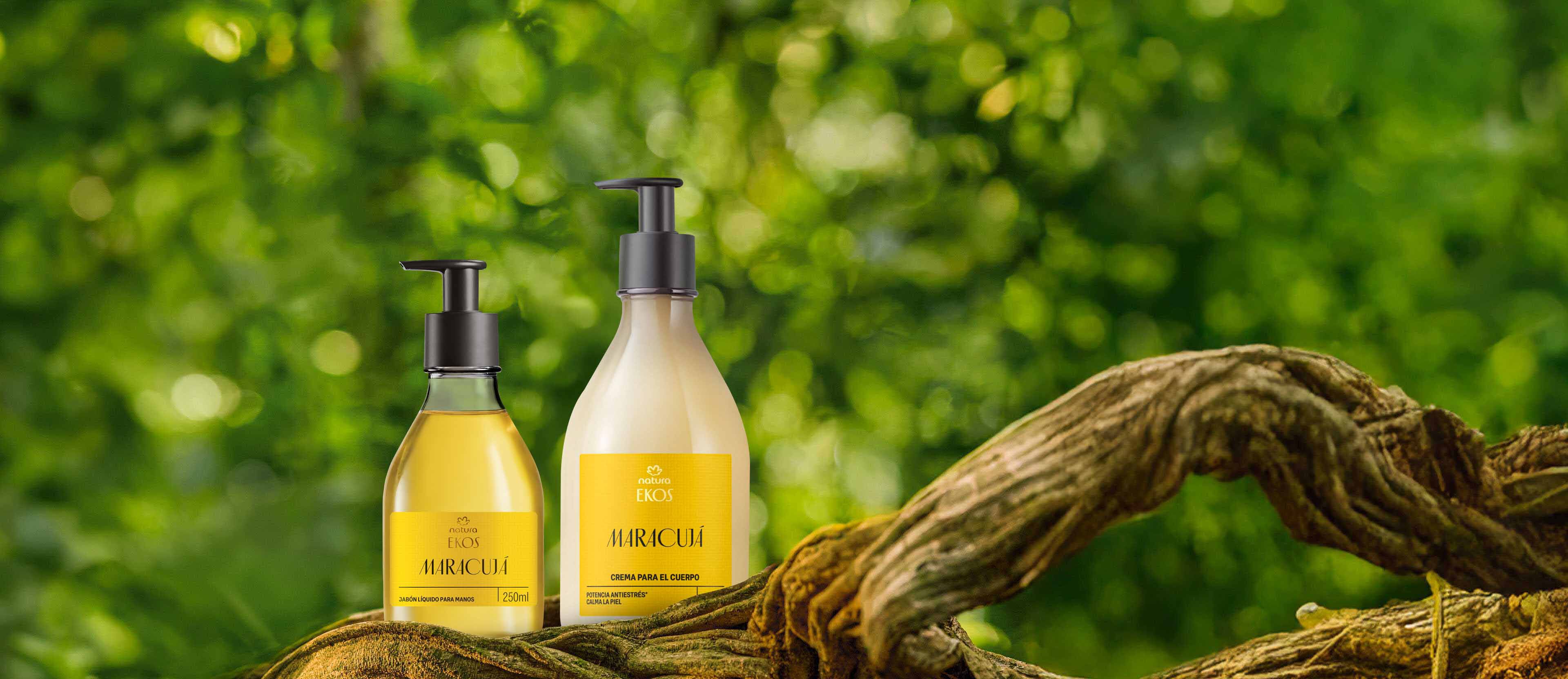 Kit Crema Hidratante Corporal y Jabón Líquido para Manos Ekos Maracuyá