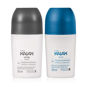 Kit Desodorante Antitranspirante Kaiak Clásico y Urbe 2 unidades de 75 ml