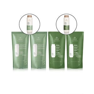 Kit Repuestos Shampoo y Acondicionador Lumina Definición y Hidratación para Cabello Rizado