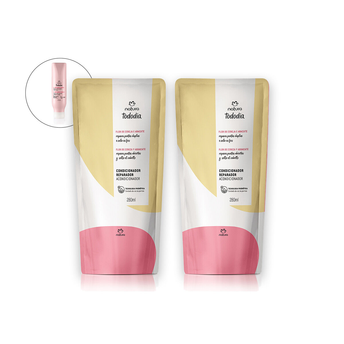 Kit Duo Acondicionador Tododia Reparación Refill