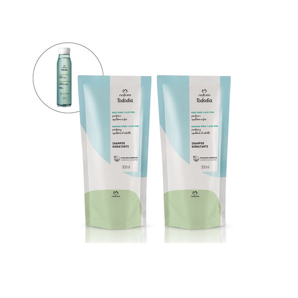 Kit Duo Shampoo Tododia Hidratación Refill