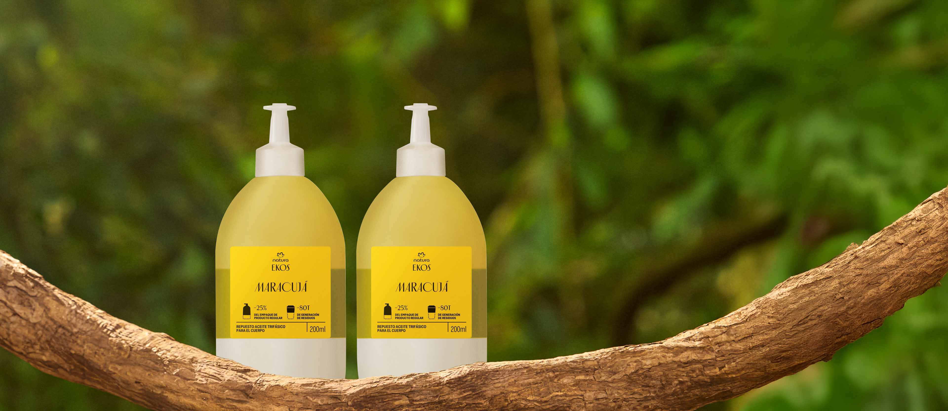 Kit Duo Aceite Trifásico Maracuyá Ekos Refill