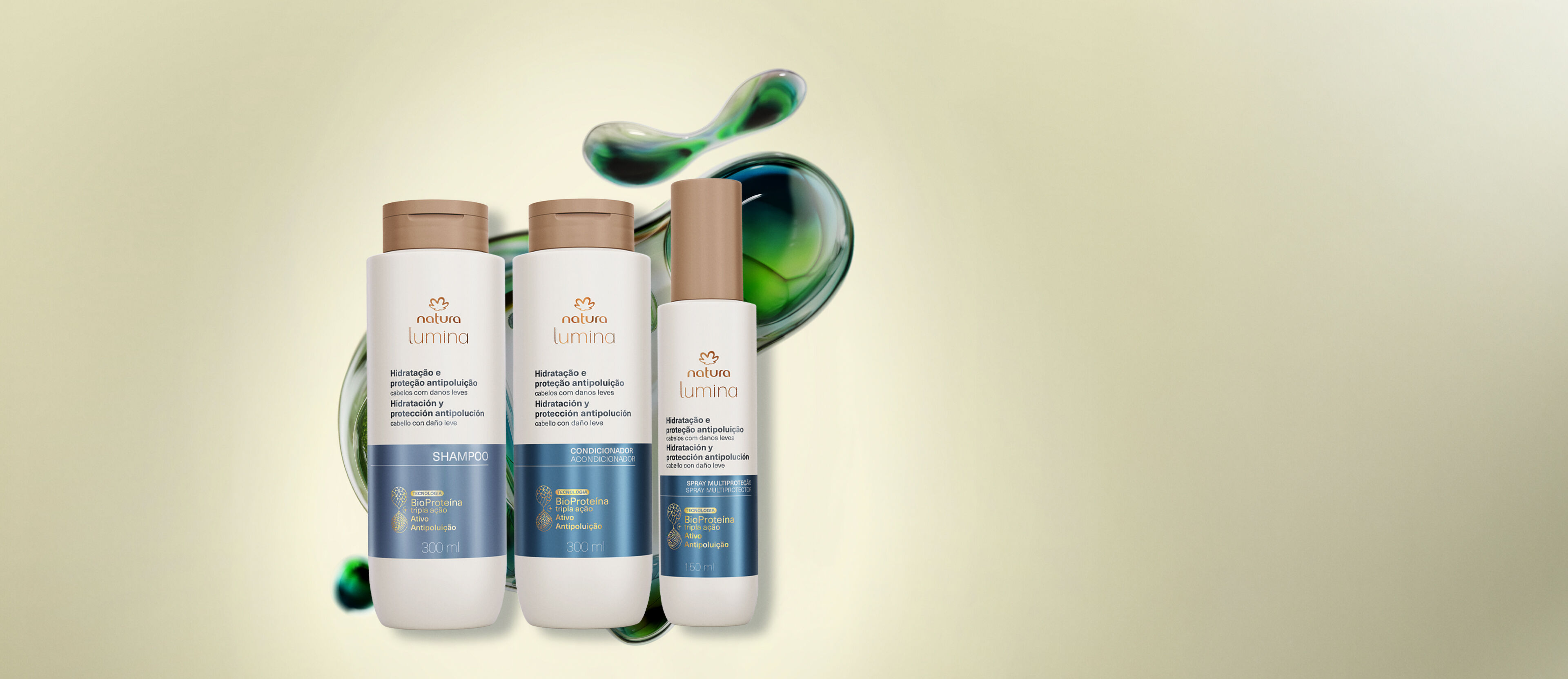 Kit Completo Lumina Hidratación y Protección Atipolución