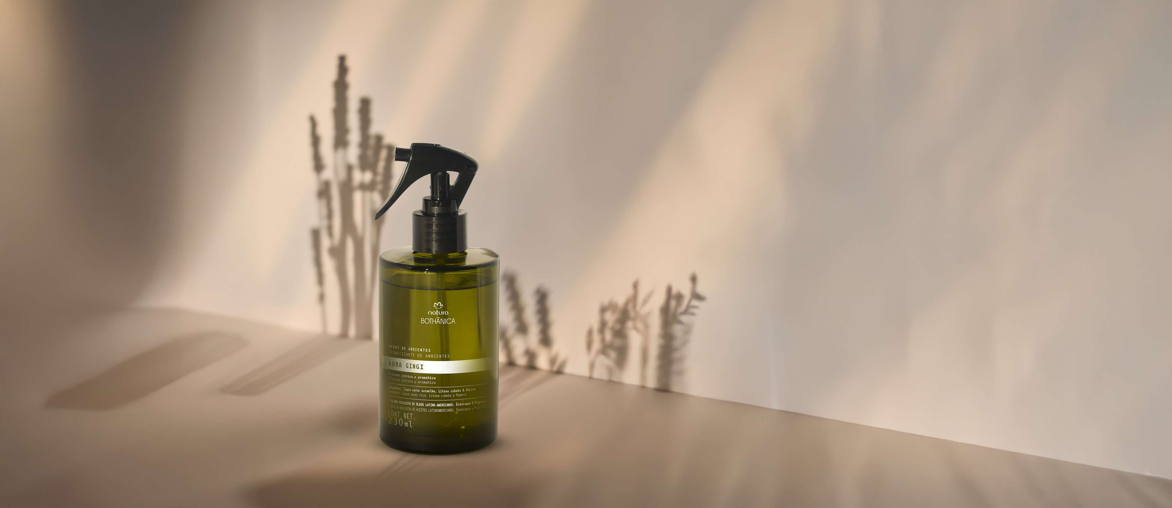 Spray de ambientes Bothanica Aura gingi