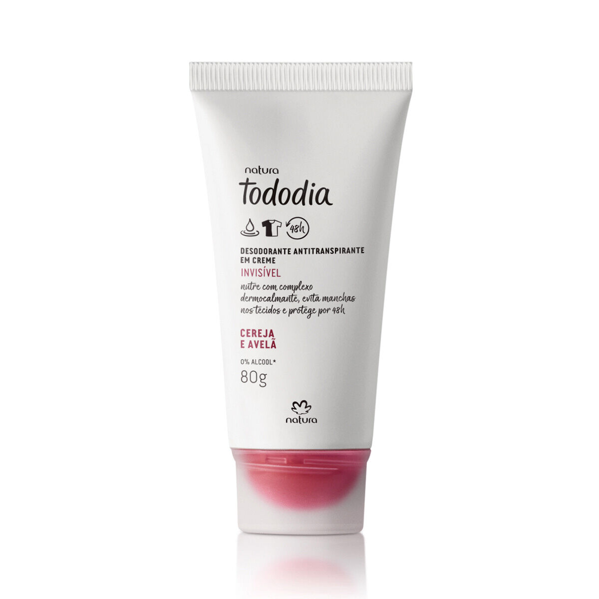 Desodorante antitranspirante en crema Tododia cereza y avellana