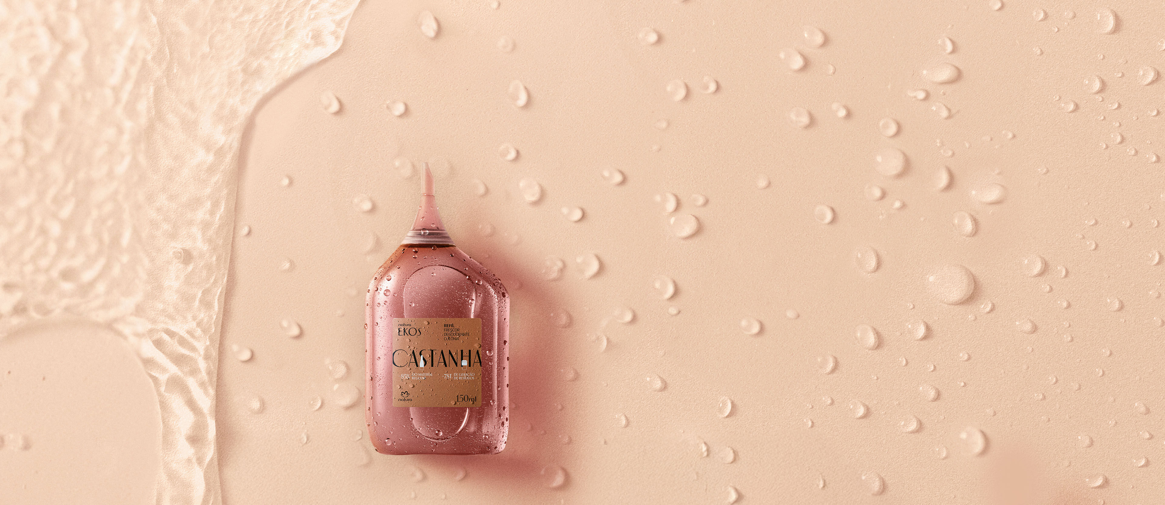 Frescor eau de toilette Ekos castaña