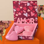 4 Jabones Edición Especial Madres (2 frutos rojos + 2 frambuesa y pimienta rosa)