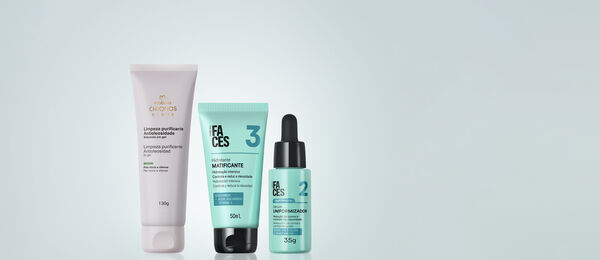 Kit Piel Grasa Faces y Chronos Derma (3 productos)