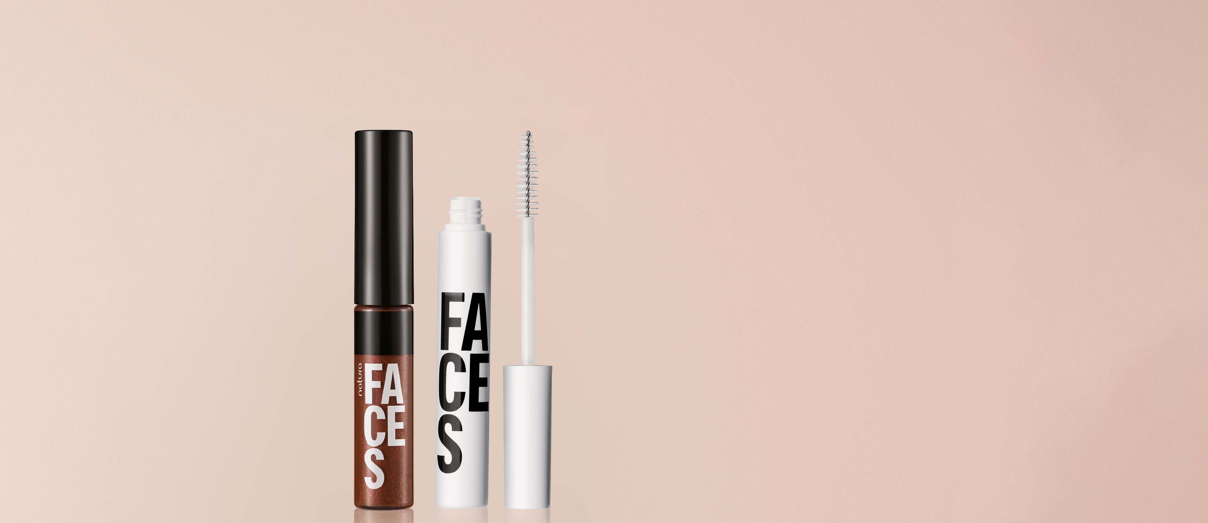 Kit Brillo Labial y Máscara para Ojos y Cejas Incolora Faces (2 productos)