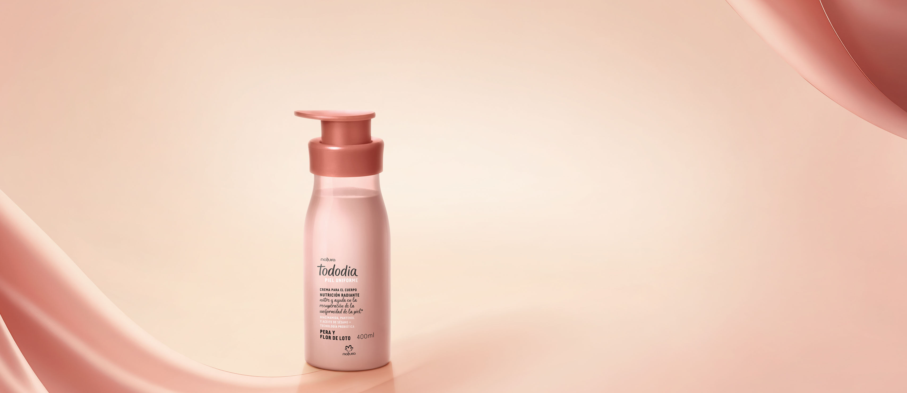 Crema Corporal Nutrición Radiante Tododia Pera y Flor de Loto