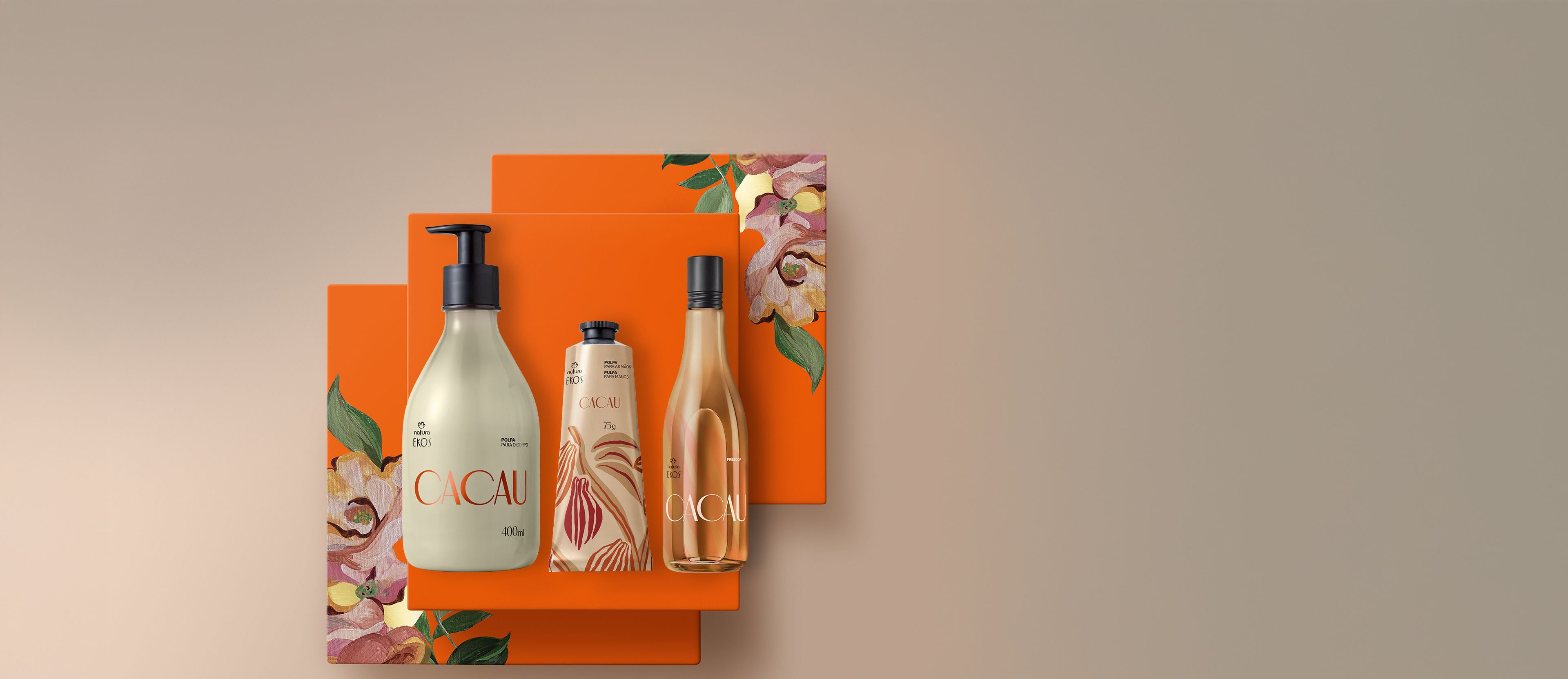 Regalo Madres Ekos Cacao (1 Crema Cuerpo + 1 Crema Manos + 1 Frescor EDT)