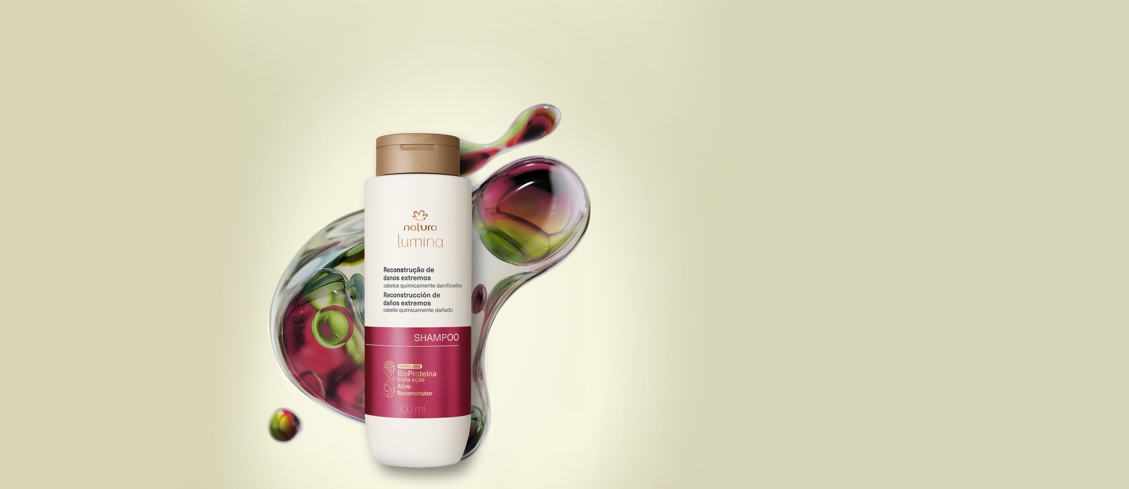 Shampoo reestructurante Lumina