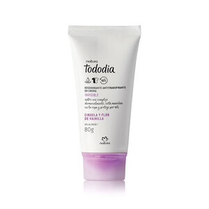 Desodorante Antitranspirante en Crema Tododia Ciruela y Flor de Vainilla 80 g