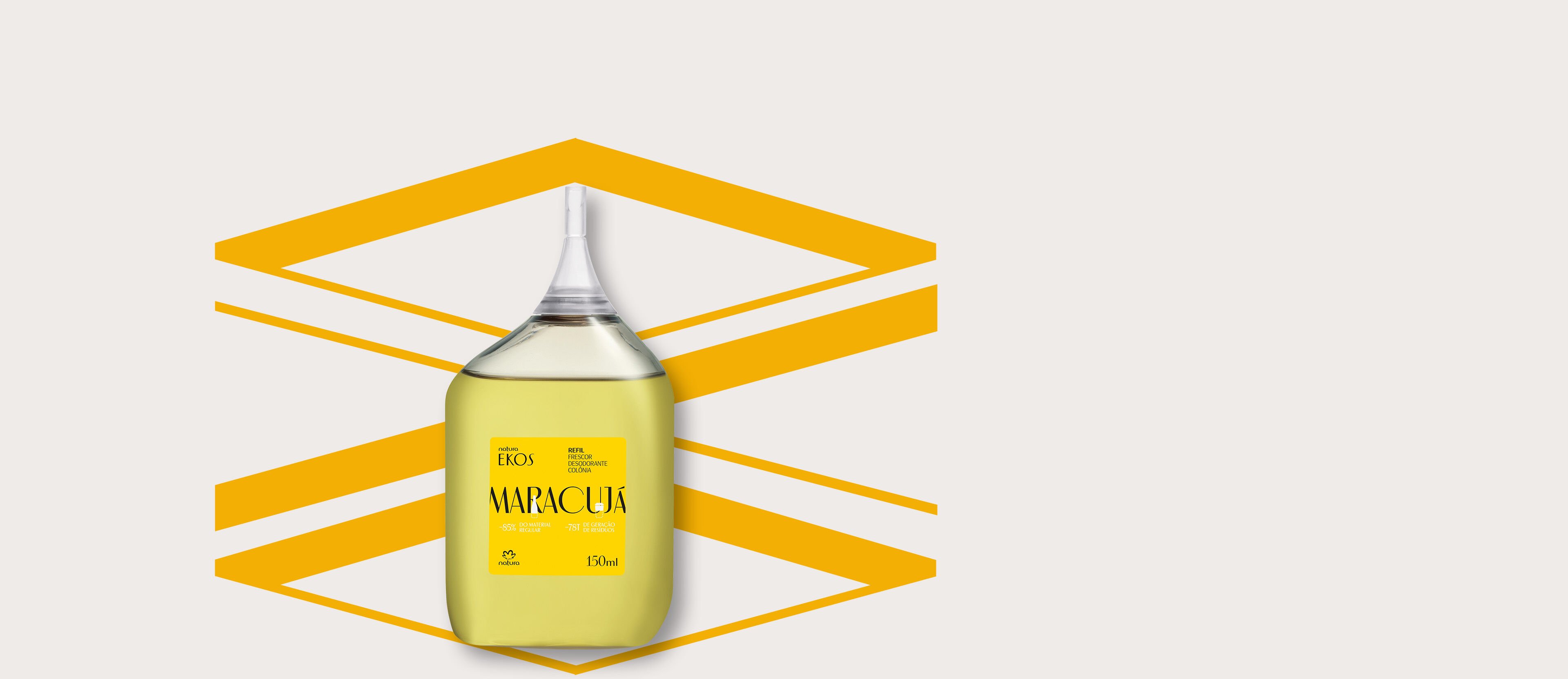 Repuesto eau de toilette Ekos maracuyá femenino 150ml