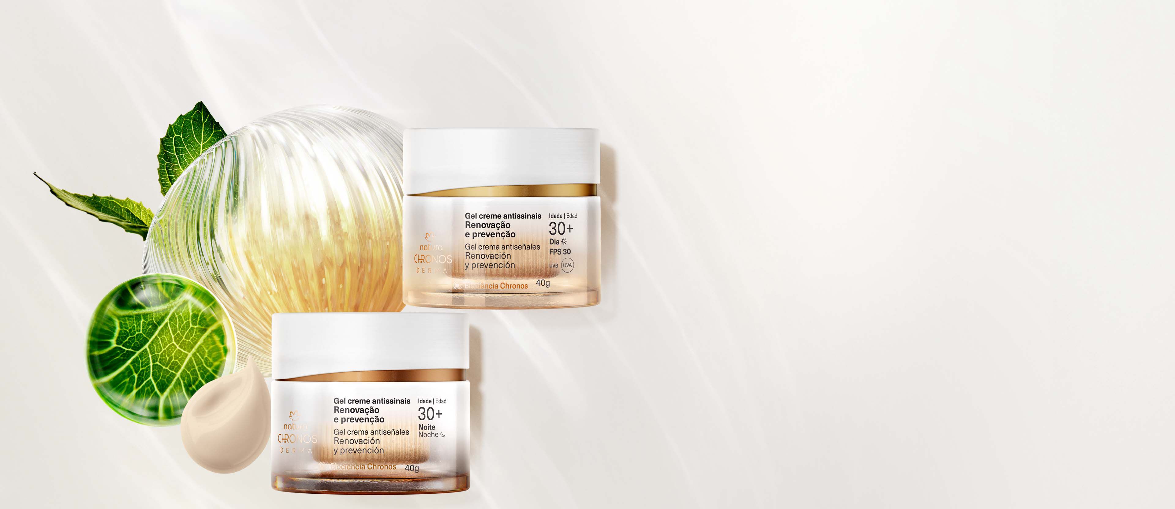 Kit Doble Antiseñales 30+ Chronos Derma (2 productos)