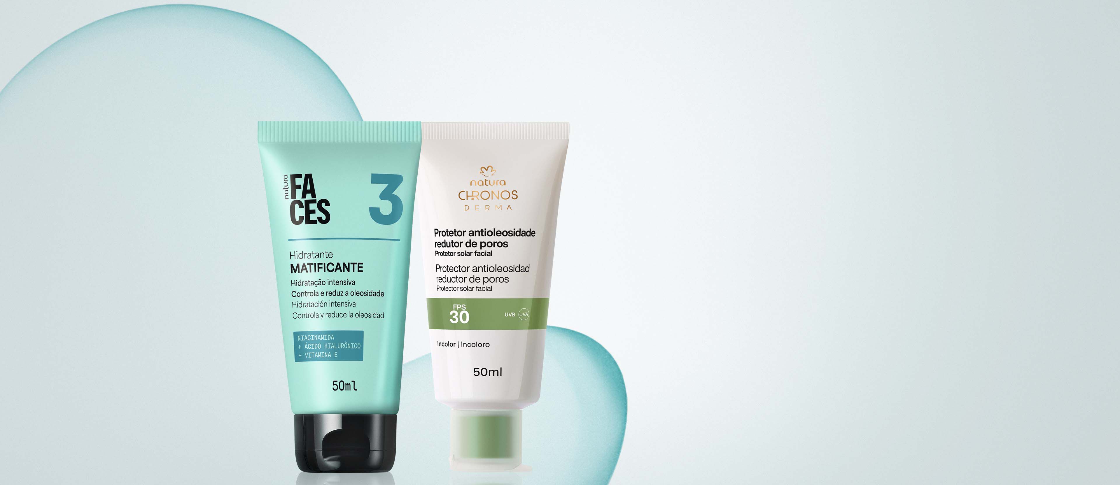 Kit Hidratación Faces y Protección Solar Chronos Derma (2 productos)