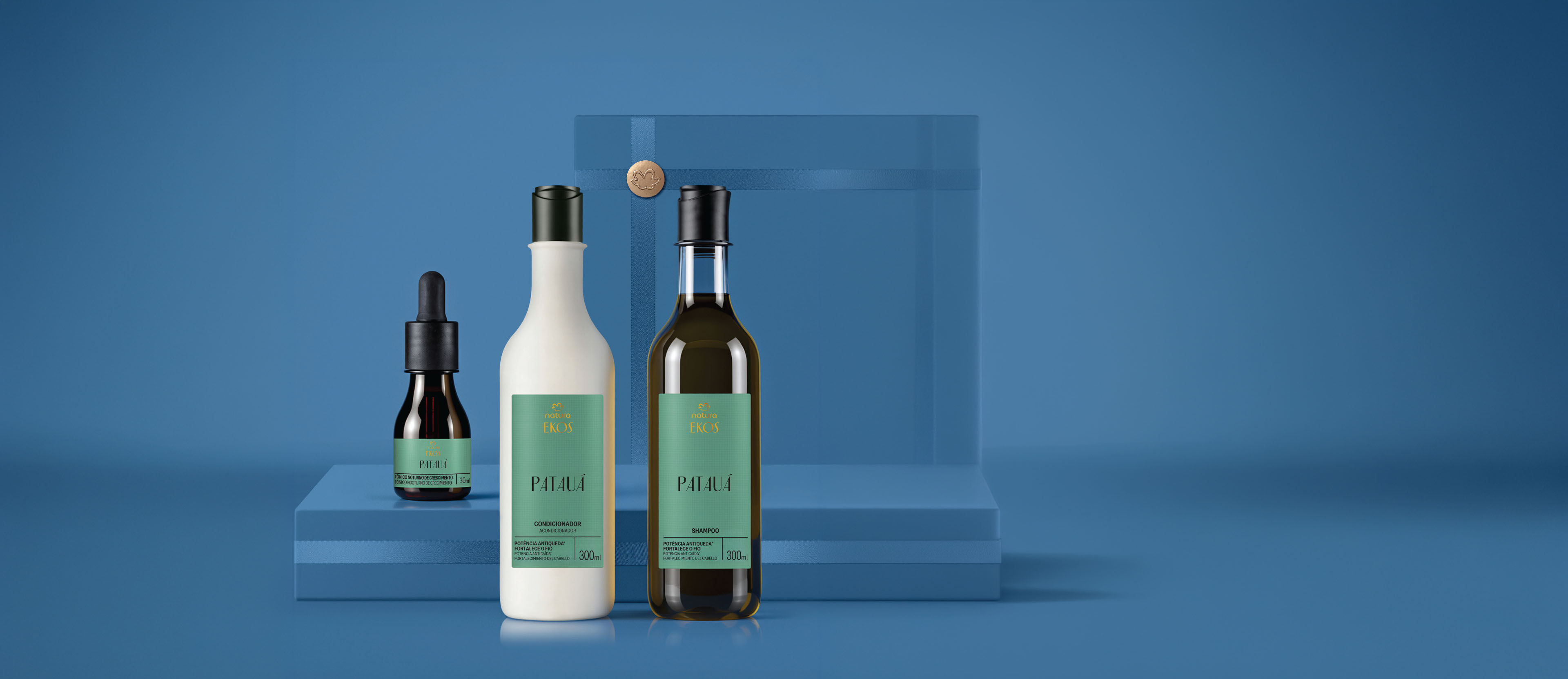 Kit Champú, Acondicionador y Tónico Ekos Patauá (3 productos)