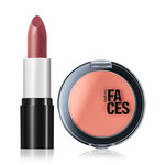 Kit Labial Multimix Cremoso y Blush Color Faces (2 productos)
