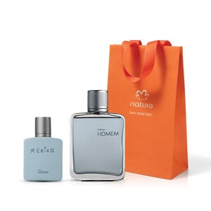 Kit Deo Colonia Natura Homem 100 ml e Natura Homem Meninos 25 ml (2 productos)