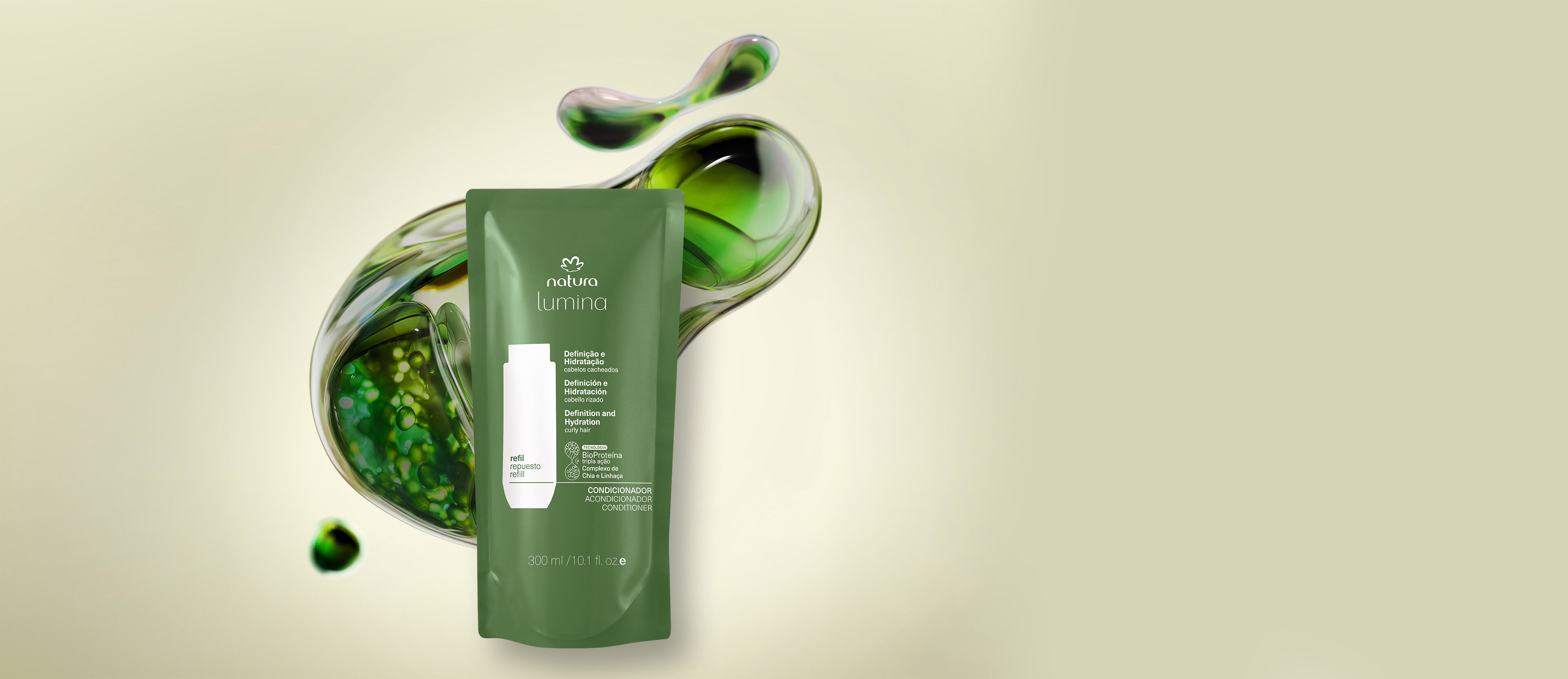 Repuesto acondicionador hidratante definición e hidratación Lumina