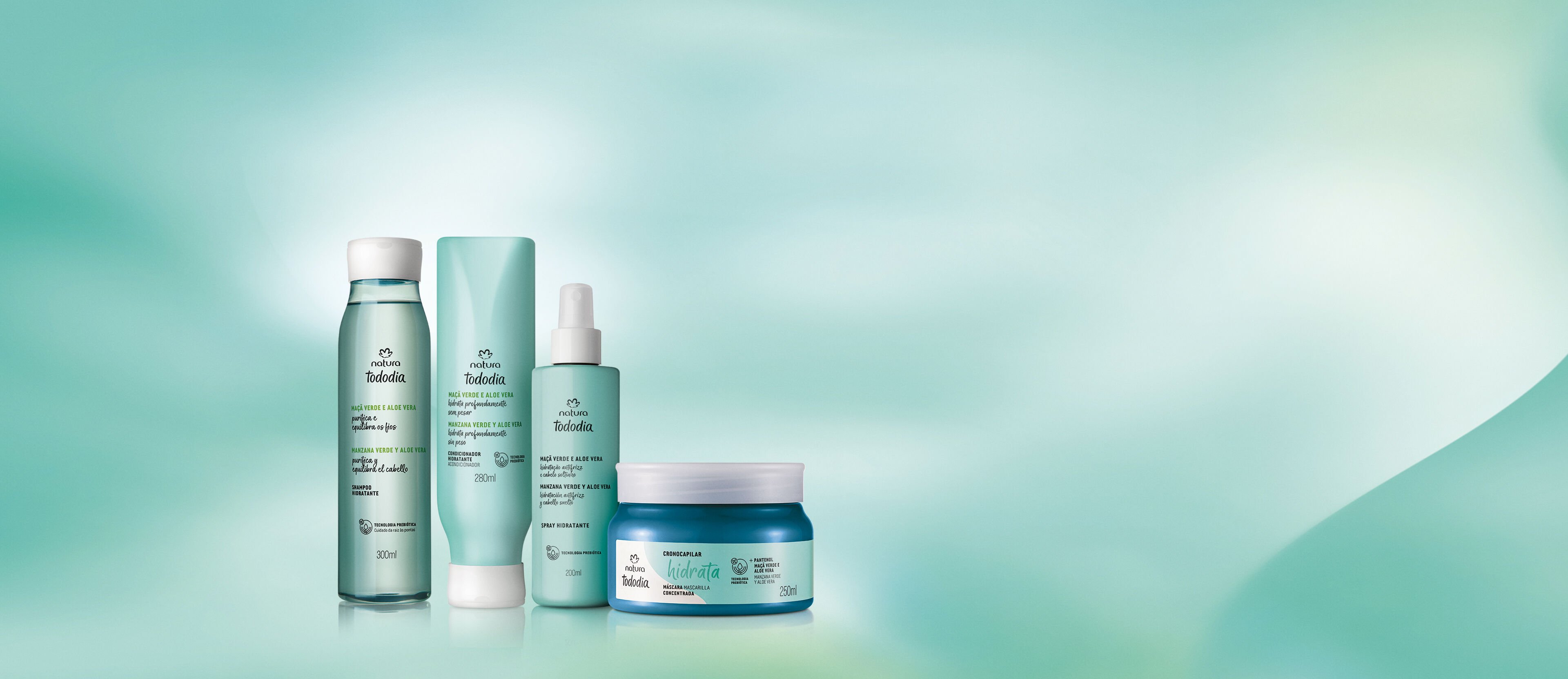 Kit Tododía hidratación manzana verde y aloe vera intenso