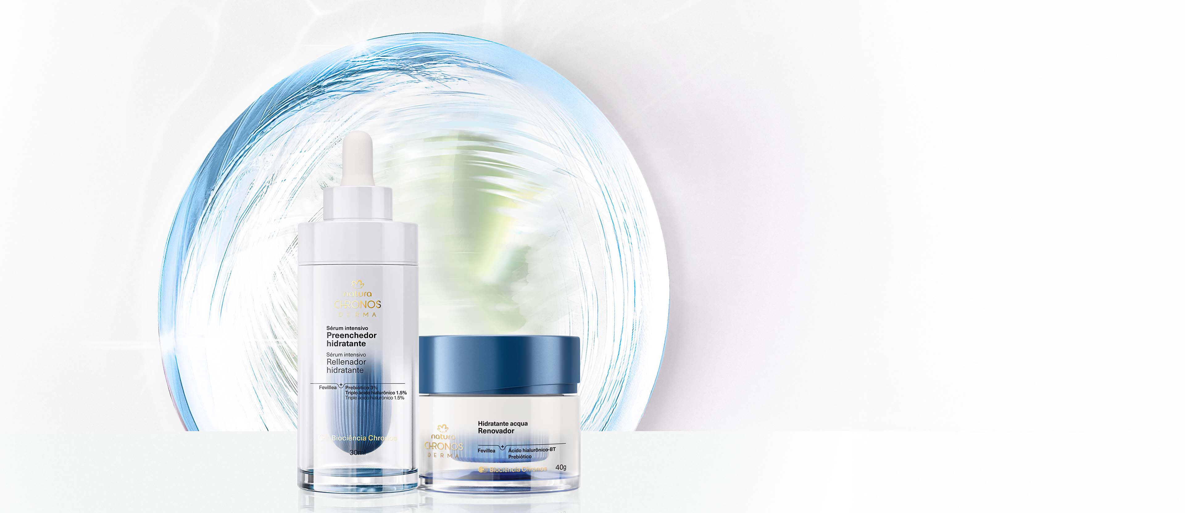 Kit Sérum Rellenador Hidratante y Acqua Renovador Chronos Derma (2 productos)