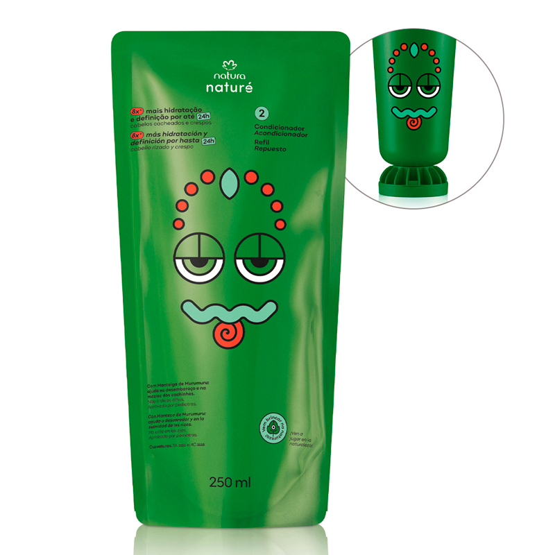 Repuesto acondicionador Naturé cabello rizado y crespo