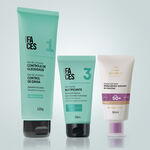 Kit Faces y Chronos Derma Multiprotección Solar Color 2