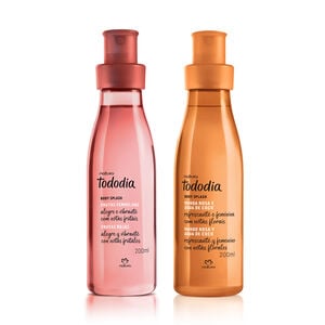 Kit Body Splash Tododia Frutas Rojas y Mango Rosa y Agua de Coco 2 un de 200 ml