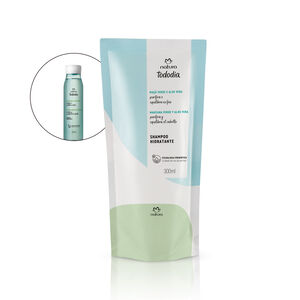 Repuesto shampoo hidratante Tododia manzana verde y aloe vera - 300ml