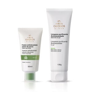 Rutina Chronos Derma Antioleosidad (Jabon + FPS)