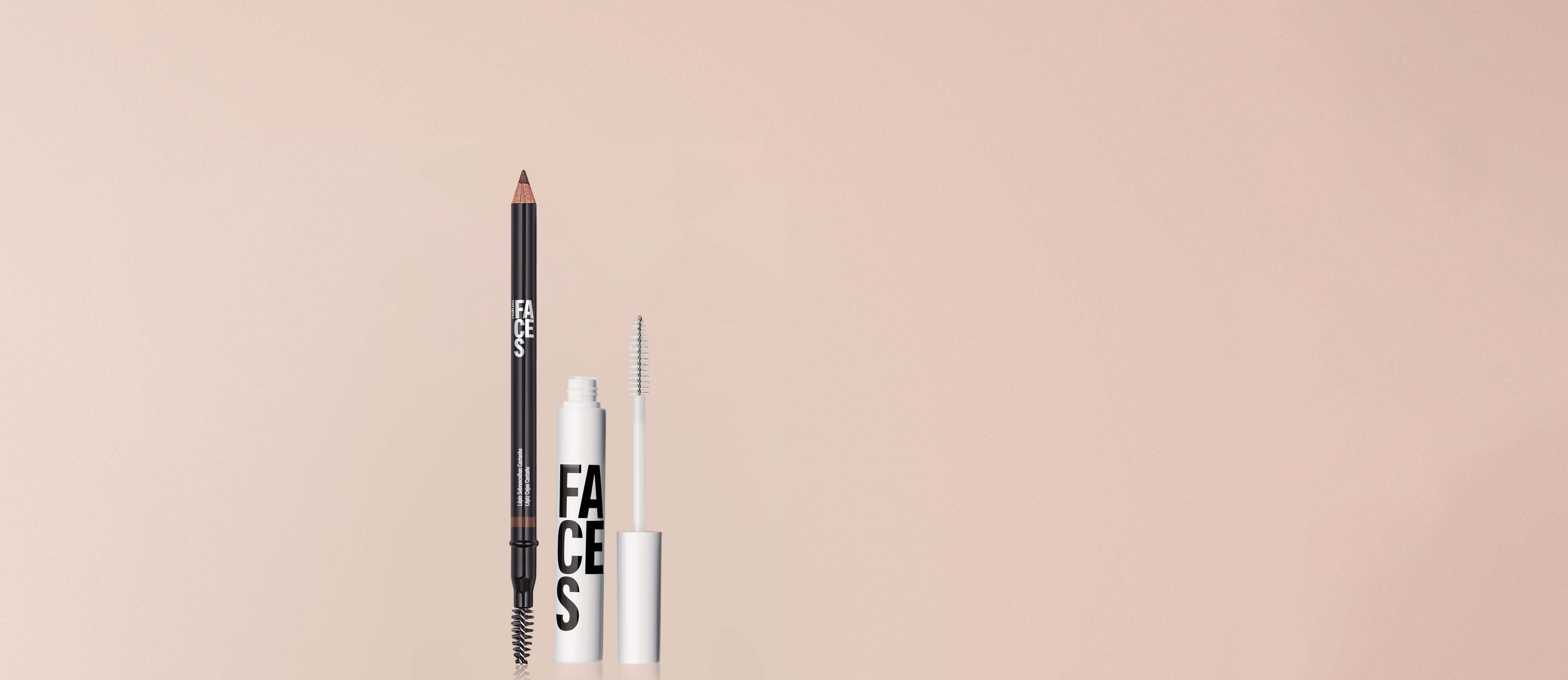 Kit Lápiz para Cejas y Máscara Incolora (2 productos)