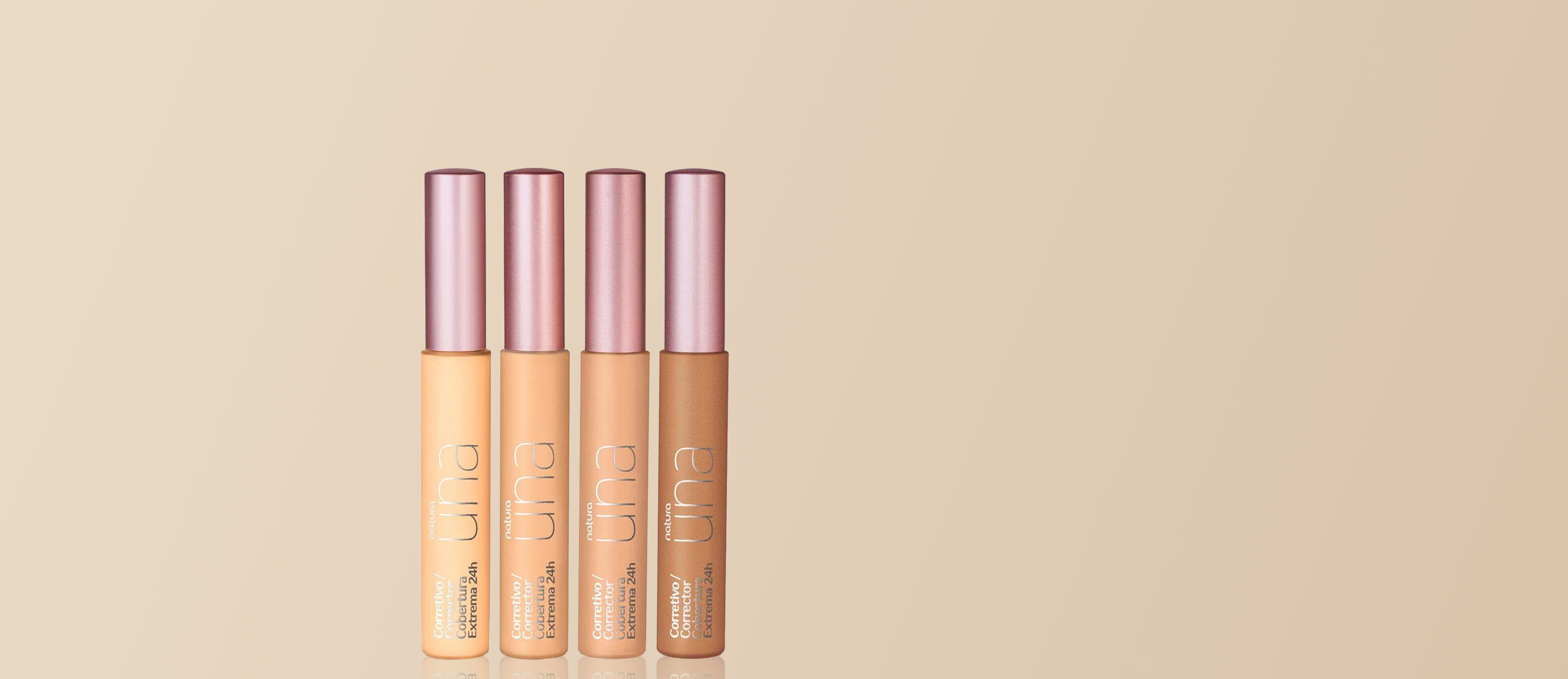 Kit Corrector Cobertura Extrema 24h Una (4 productos)