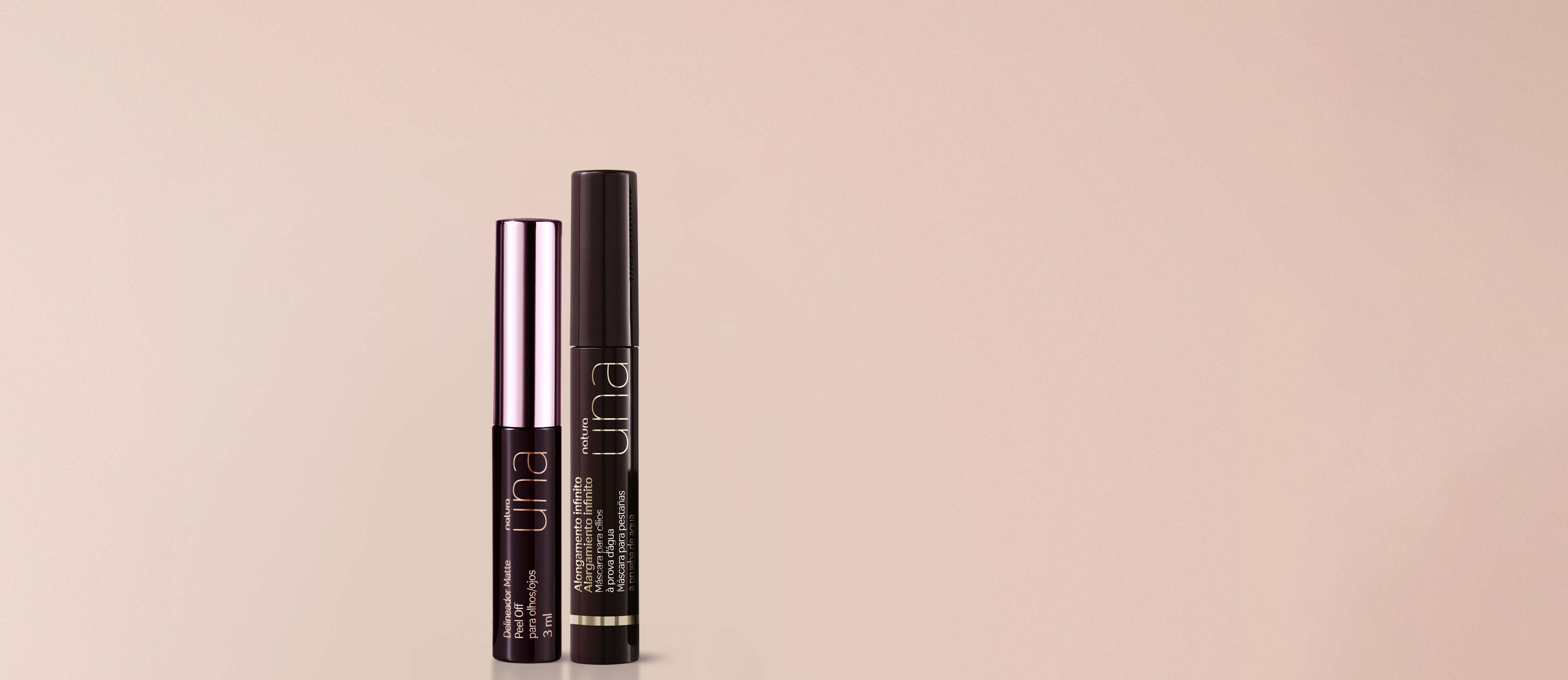 Kit Delineador Peel Off y Máscara para Pestañas Alargamiento Infinito (2 productos)