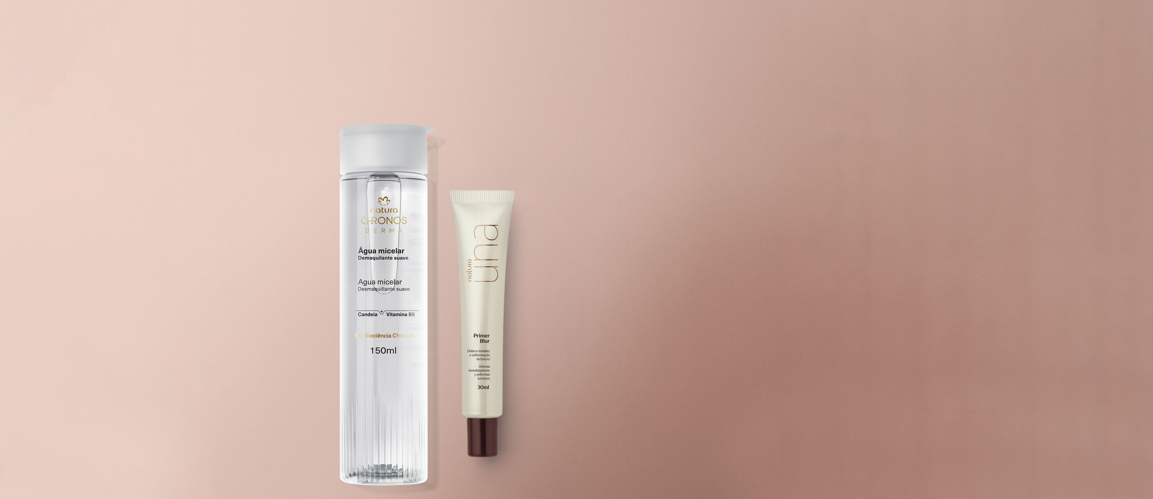 Kit Agua Micelar Chronos Derma y Primer Blur Una (2 productos)
